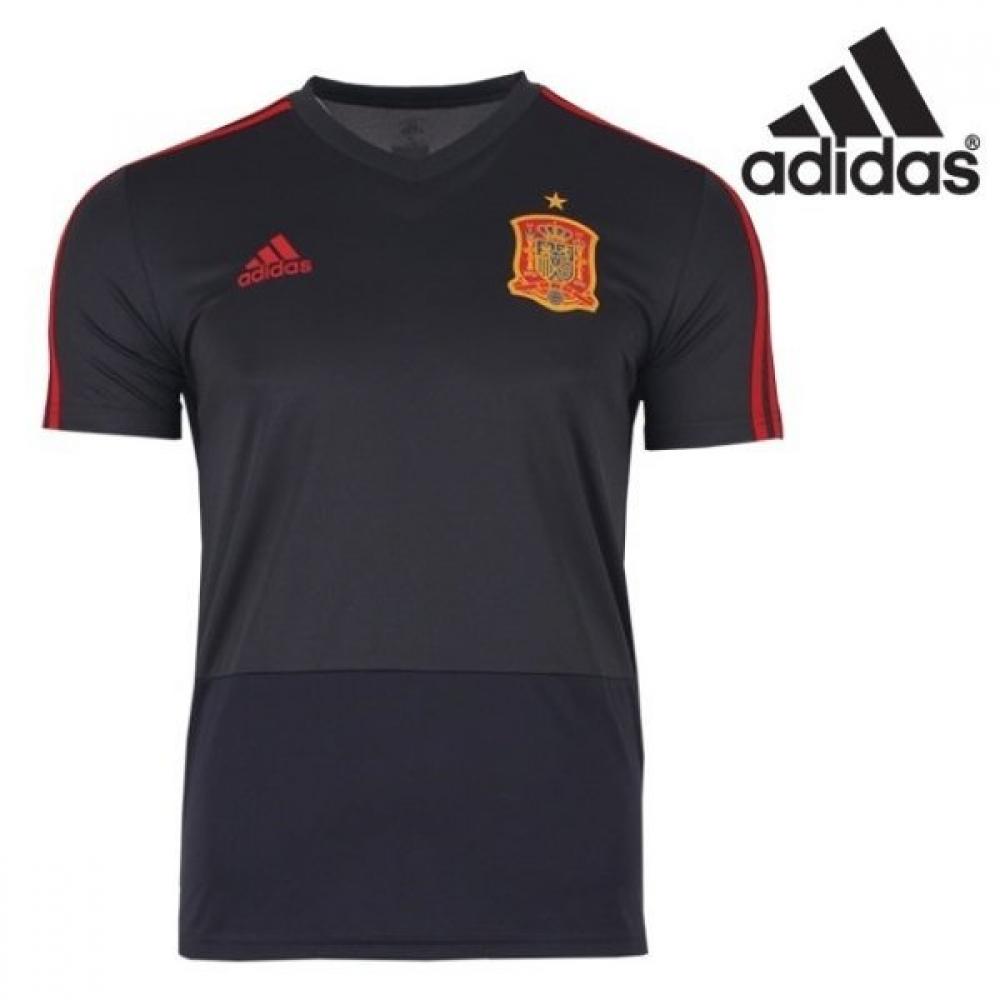 

Adidas Men s FEF Spain Training Jersey Climacool Short Sleeve T Shirt CE8827