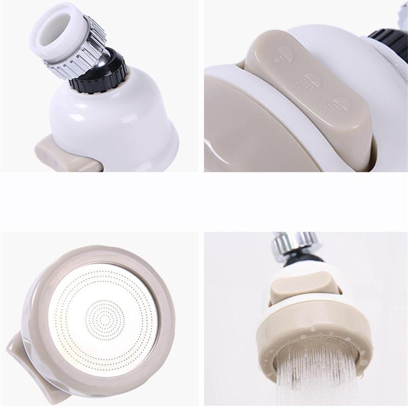 Pressurized 3 Modes Water Saving ABS Faucet Aerators Water Tap Nozzle Filter Splash-proof Faucets Bubbler for Kitchen Bathroom