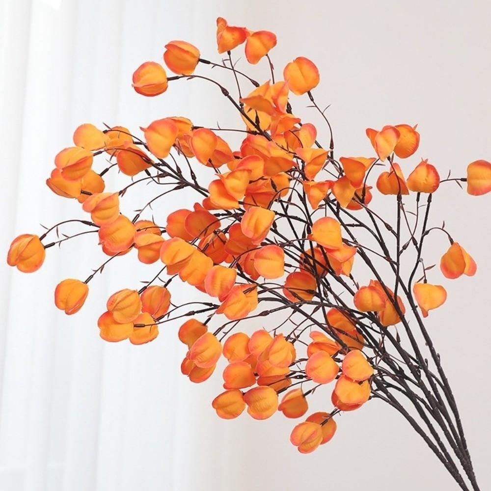 Plastic Artificial Lantern Fruits Realistic Simulation Flower  Wedding Decor