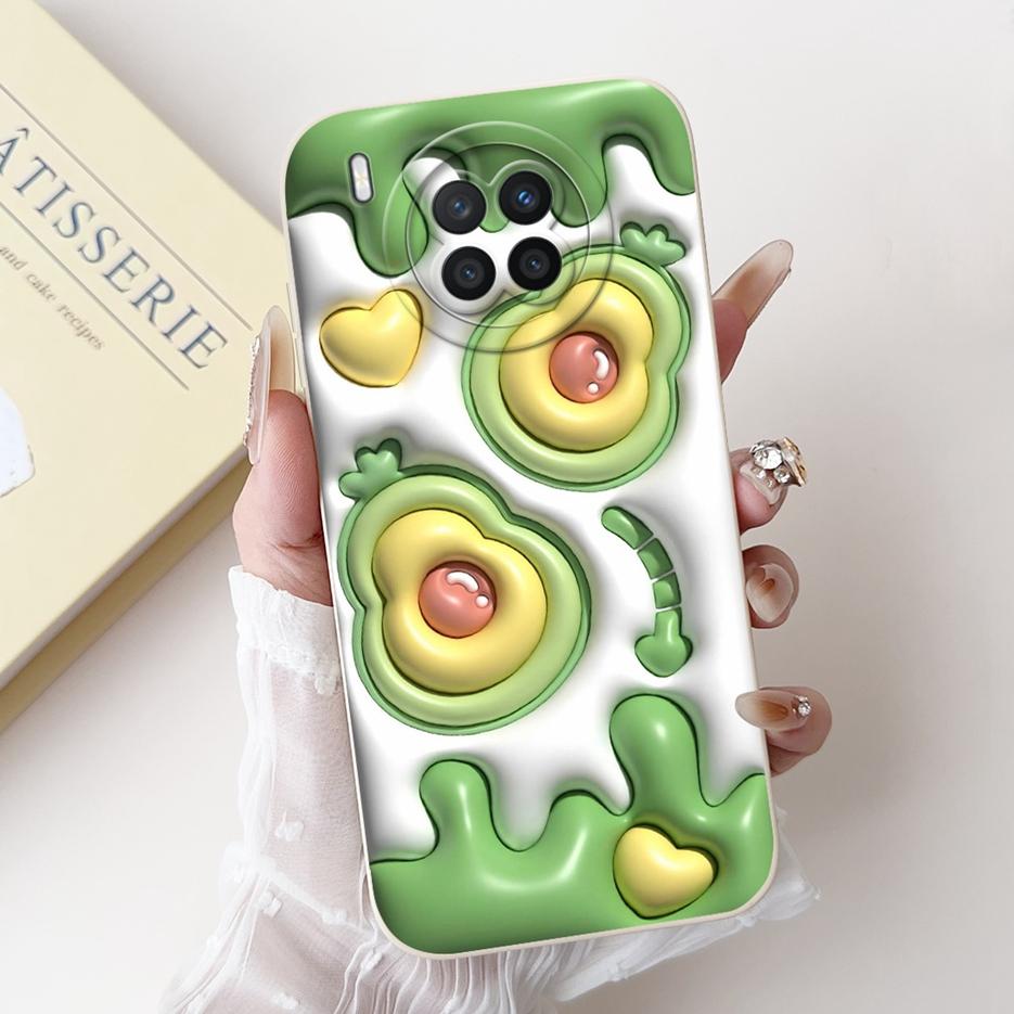 For Huawei Nova 8i Case Honor 50 Lite NTN-L22 Luxury Candy Painted Cover Soft TPU Phone Case For Honor 50 Lite Nova8i Back Cover