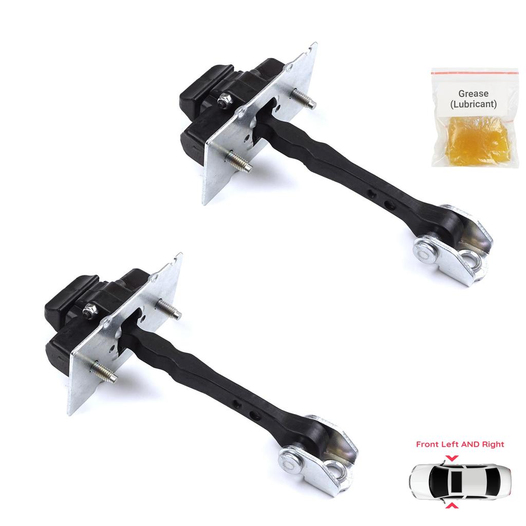 EDP951-1 2 Pieces Front Left AND Right Door Catch Hinge Brake Stop Check Strap Limiter for Peugeot 308 MK2 2013-2021 4/5 Door 9677466980