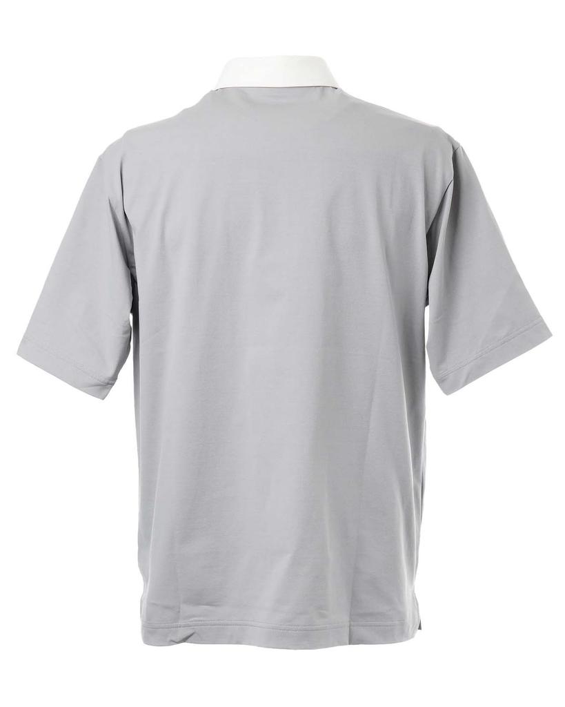 Golf Half Sleeve Polo Shirt To the 3 [New Balance] Men's (Stretchy/Cool Touch) / 012-5166004 023_Gray [S]