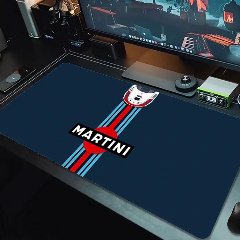 Martini Car Large Size Mouse Pad Large Gaming Table Cushion Nonslip Laptop Tablet Big Mousepad Xxl Mat Mini Pc Playmat With Lock Edge