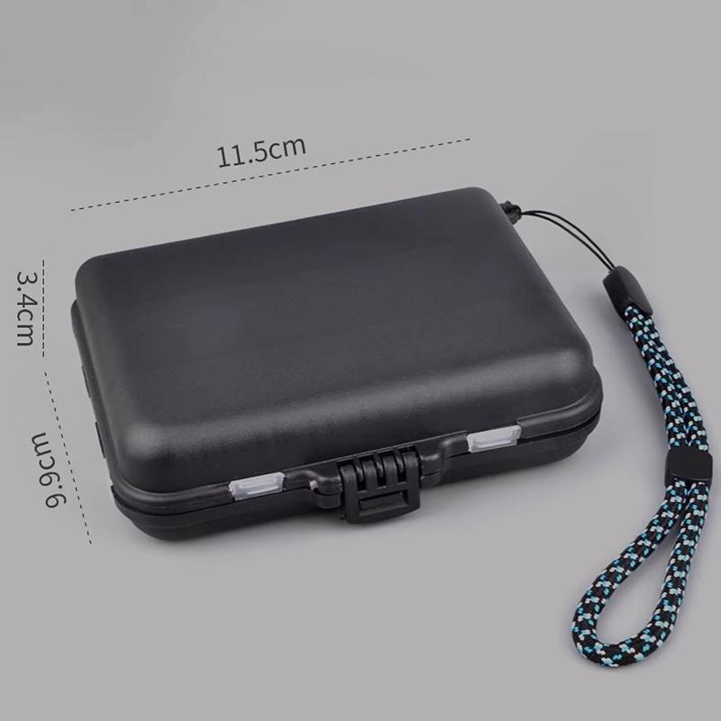 1PC Small Accessory Box, Micro Object Fish Hook Pin Storage Box, Portable Fake Bait, Glitter Fishing Gear