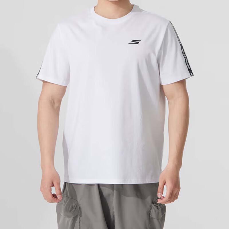 Skechers Knit Short-Sleeve Casual T-Shirt M