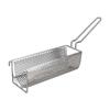 Stainless Steel Perforated Fry Basket Food-Grade Kitchen Gadget Heat-Resistant