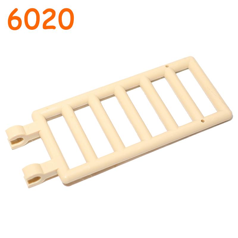 Non-Toxic Fence City Accessories Building Block Moc Part Railing Stair Barrier Ladder Guard Bar Castle Garden Farm Military Assemble Brick