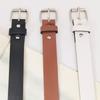 Versatile Leather Belt Minimalist Waist Belt Retro Waistband  For Women