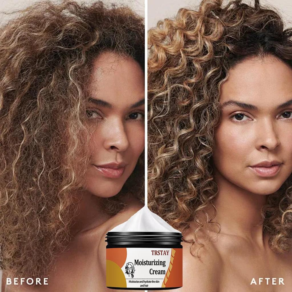 Reparieren Sie gespaltenes trockenes und strapaziertes Haar, füllen Sie Wasser auf, machen Sie es glatt, erfrischend, glänzend, ölkontrollierend und flauschig