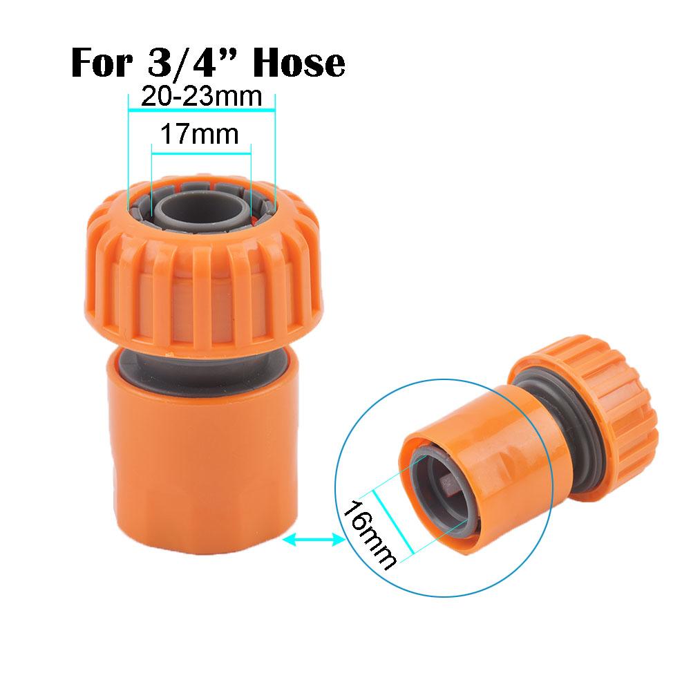 Garden Hose Quick Connector 1/2 3/4 1 Inch Pipe Coupler Stop Water Connector 32/20/16mm Repair Joint Irrigation System