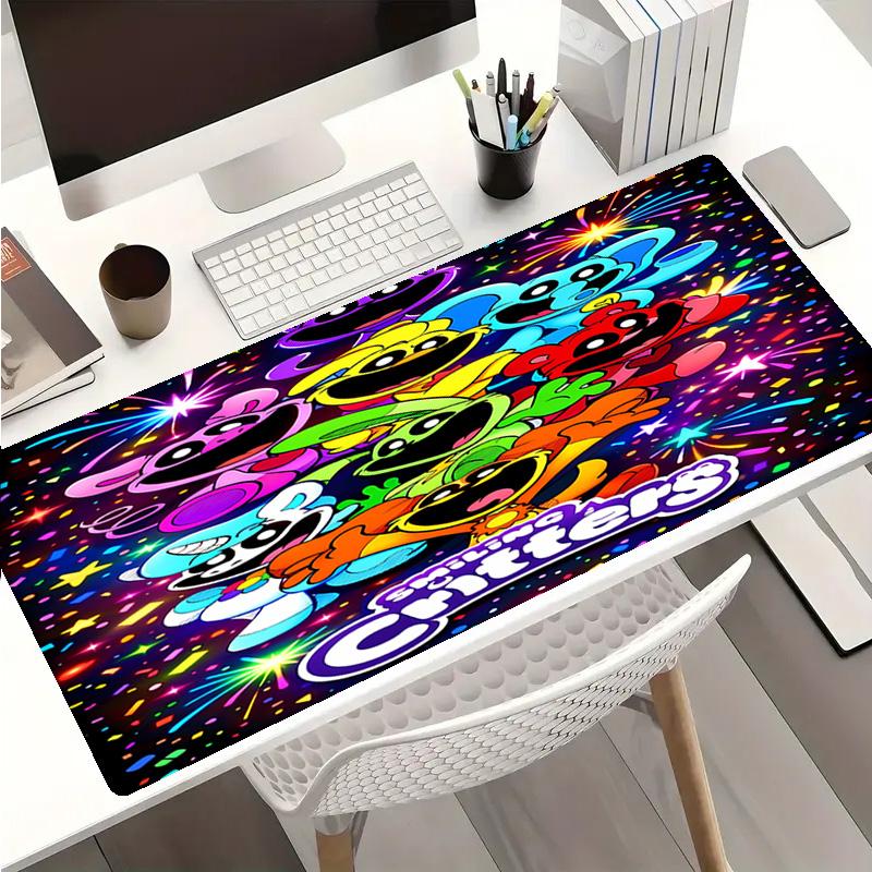 Smiling Critters Mouse Pad - Non-Slip Rubber Base, Smooth Surface for Work,Gaming,Office,And Home Use, Desk Mouse Pad