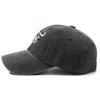 Hat Men'S Spring And Autumn Washing Embroidery Alphabet Baseball Cap Retro Peaked Cap Women'S Tide Casual Shade Sports Sun Hat