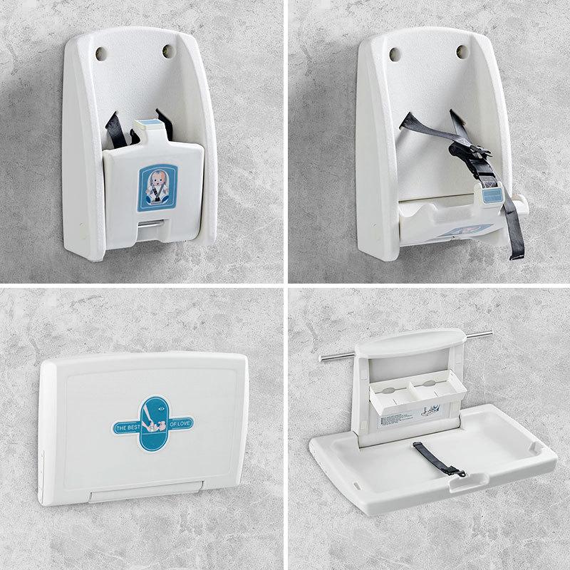 Multifunctional Baby Care & Changing Table with Third Restroom Access