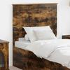 Headboard with Smoked Oak Headboard 80 cm Wood Based Panel