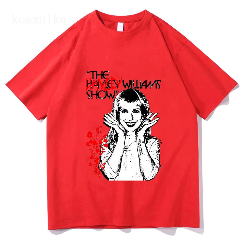The Hayley Williams Show Tshirt Short Sleeve Cotton Summer Tshirts Streetwear Fashion Oneck Casual WoUnisexUnisex Tees Merch