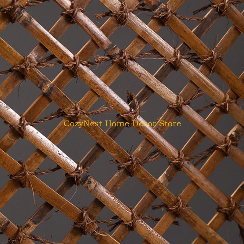 92MF Bamboos Miniature Fairys Garden Ornament Fence Picket Fence for Dollhouses Plant Pot Wooden Decorative Picket Fence