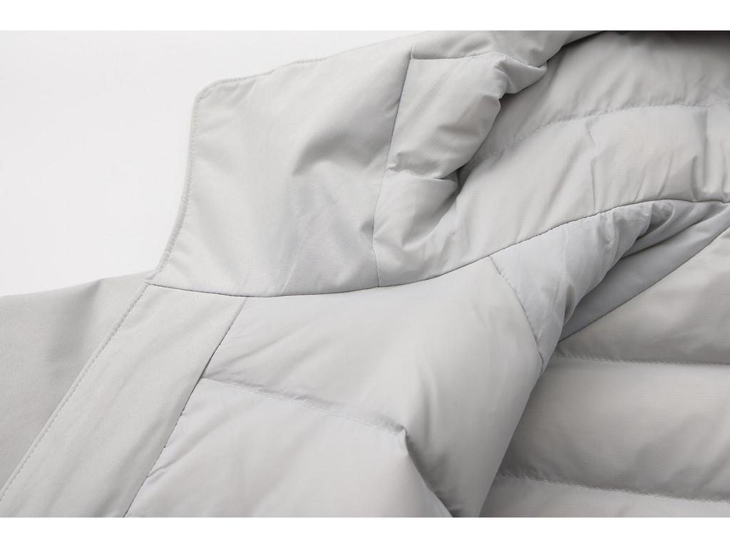 Bird's House Solano Windproof & Waterproof Hooded Down Jacket, Fully Sealed Three-Layer Design, Unisex Outdoor Wear.