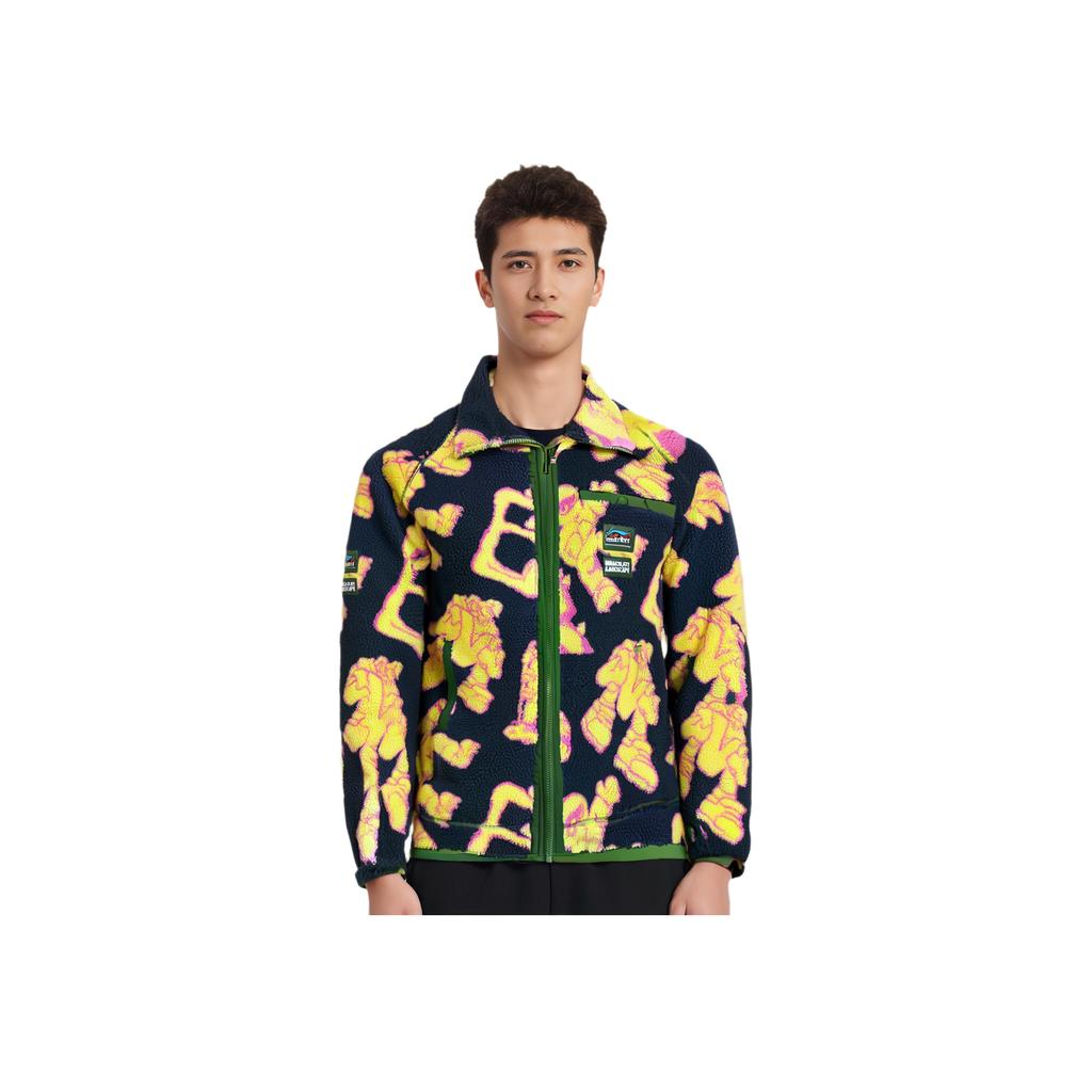 Li Ning Casual Thick Fleece Sweatshirt Men Tops Night-Sky-Blue AWDT913-2