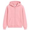 Sweat zippé à capuche enfant rose – Coton et polyester – 3 à 14 ans - Rose