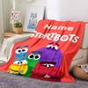 Custom Name StoryBots Theme Printed Blanket - Perfect for Couch, Bed, Travel & Outdoor Use | Machine Washable, Cozy & Durable.