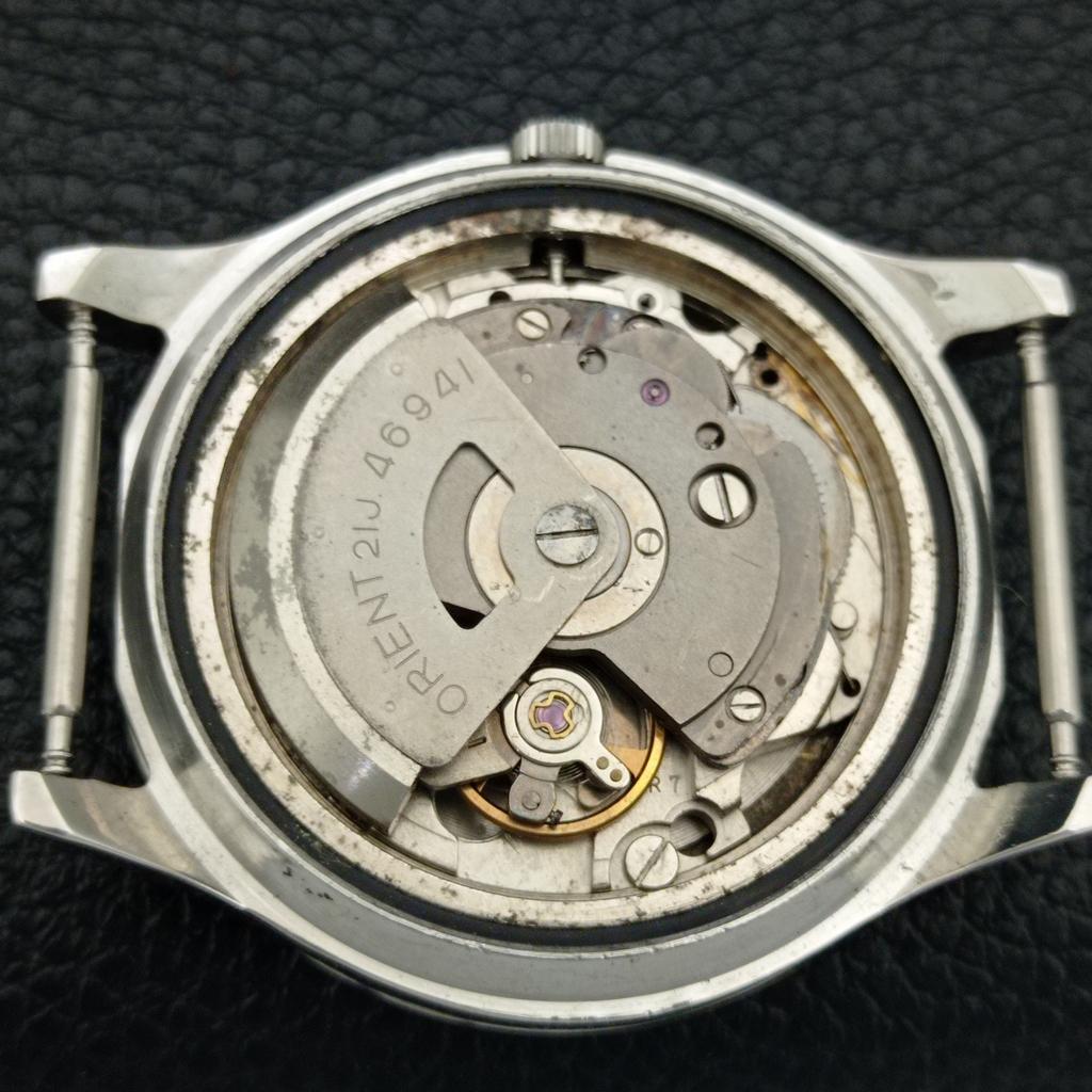 RARE VINTAGE ORIENT AUTOMATIC 46941 JAPAN MENS ORIGINAL DIAL WATCH A704812-1