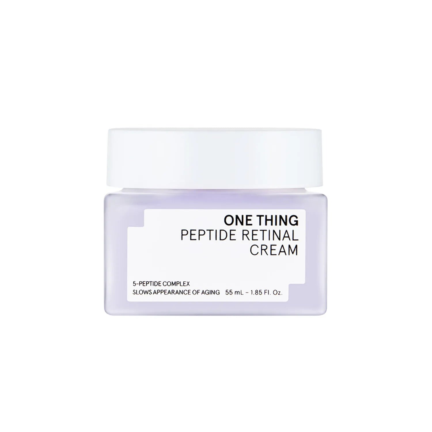 ONE THING Peptide Retinal Cream 55ml | Presenting Hydrated Texture, Brightening, Smoothing Texture 55ml
