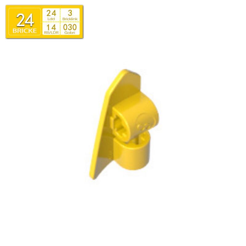 

BRICKE 2389 Panel No. 8 Side B Fairing - Compatible with Lego MOC Accessories 67 pcs жёлтый