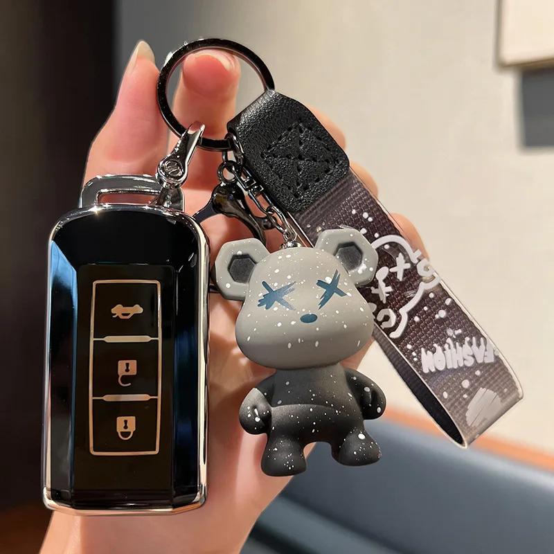 

Fashion New Tpu Car Key Case Cover Shell Fob For Mitsubishi Outlander Lancer Eclipse Mirage Keyless Entry Smart Key Case