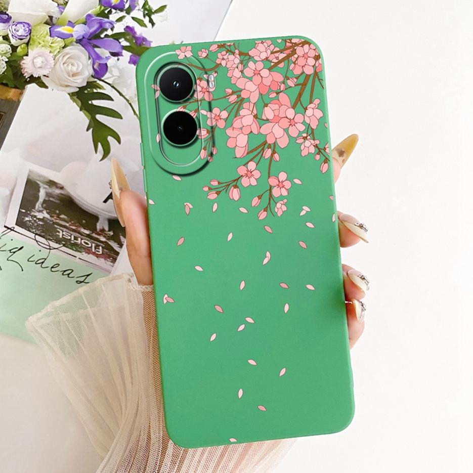 For Xiaomi Poco M7 Plus Case PocoM7 4G Pretty Girl Sunfower Painted Phone Case For Xiaomi Poco M7 Pro PocoM7 Plus 5G Soft Fundas