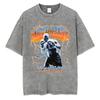 Gewaschenes Vintage Mike Tyson Prime Merch T-Shirt Herrenkleidung Hip Hop Gothic Rock T-Shirt Herren Fitnessstudio Übergroße T-Shirts Oberteile
