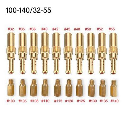 20PCS Modifikationszubehör Hauptdüsen Gelbe langsame Pilotdüsen für PWK/PWM/PE/PD/FCR/PJ
