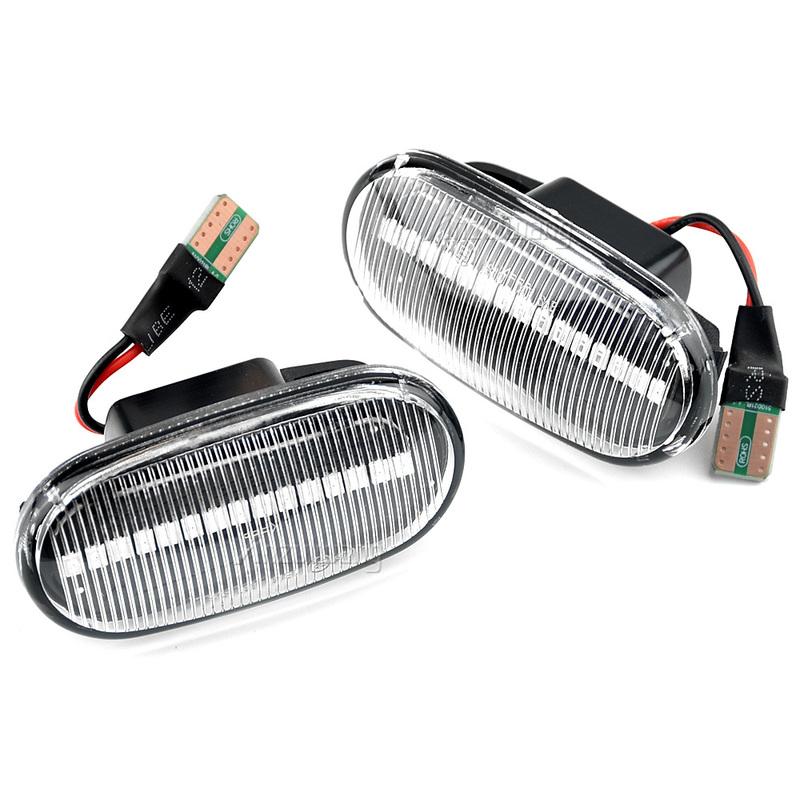 For HONDA Prelude CRX S2000 Integra Fit Del Sol Acura Civic LED Dynamic Side Marker Turn Signal Light Indicator