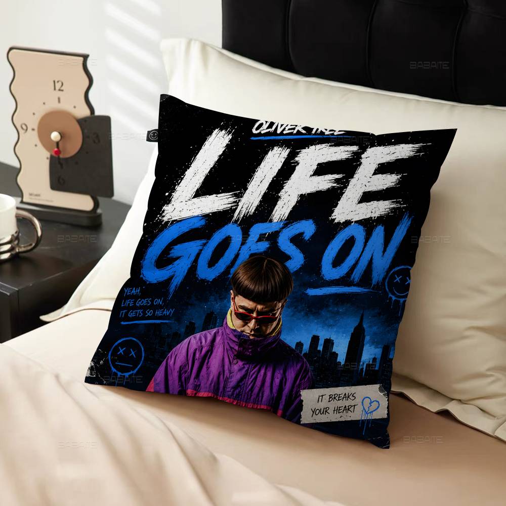 Singer Oliver Tree Nickell Cushion Cover Car Throw Pillow Case For Sofa Car Christmas Gift xcm xcm