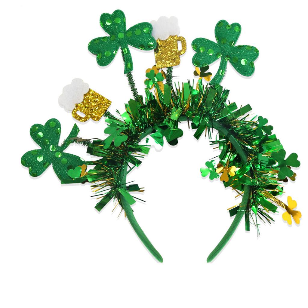 St. Opaski na głowę na Dzień Świętego Patryka & Gumki do włosów & Scrunchies