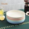 Snack Plate Easy To Clean Multipurpose BPA Free Stable Snack Nuts Fruit Plate Dining Room Supplies