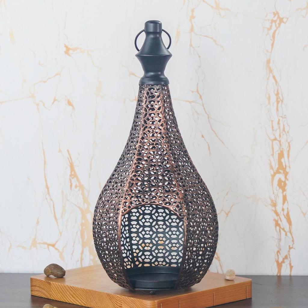 Nahöstlicher Hohl Laterne Kerzenständer Schmiedeeisen Dekoration