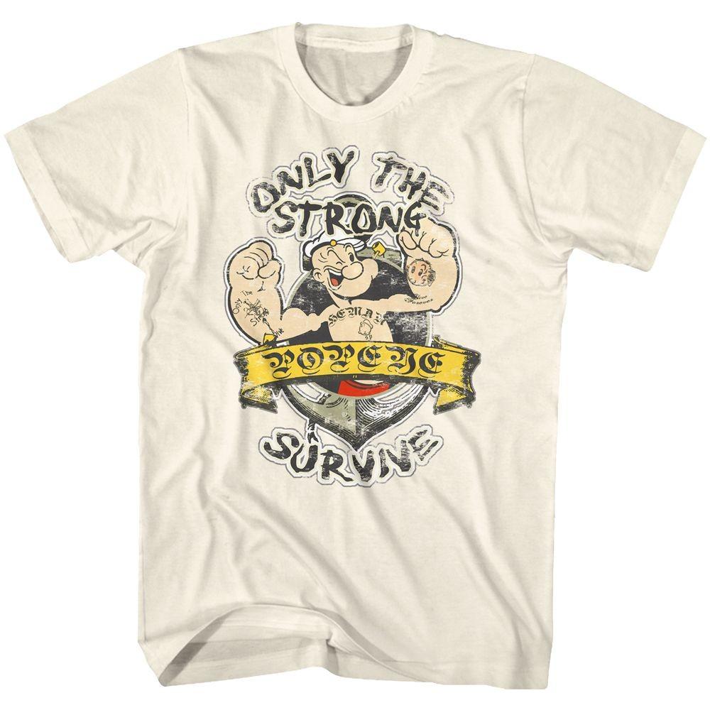 Popeye Only The Strong Comics Shirt S