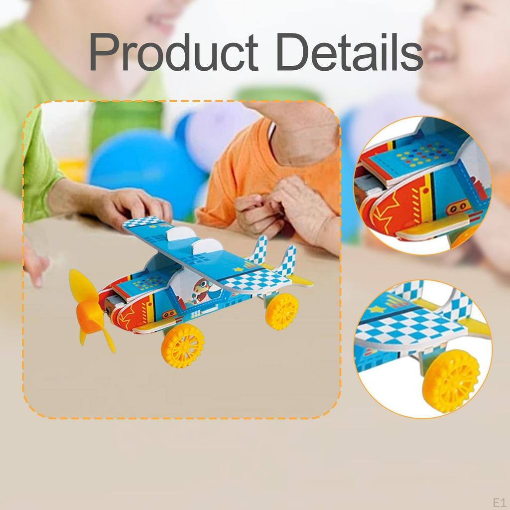 Hands On DIY Monoplane Glider Kit Small Experiment Material Package 3-12 Years Old Technology Boys