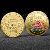 Happy Birthday Colorful Commemorative Coin Medal - Creative Lucky Gift