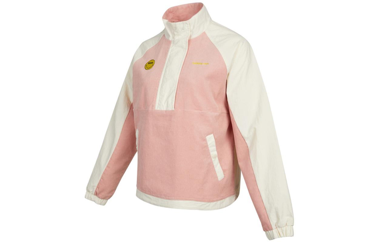 Adidas Neo X SMILEY Jackets Women s Pink Stand Collar Moderate Other H58043 M