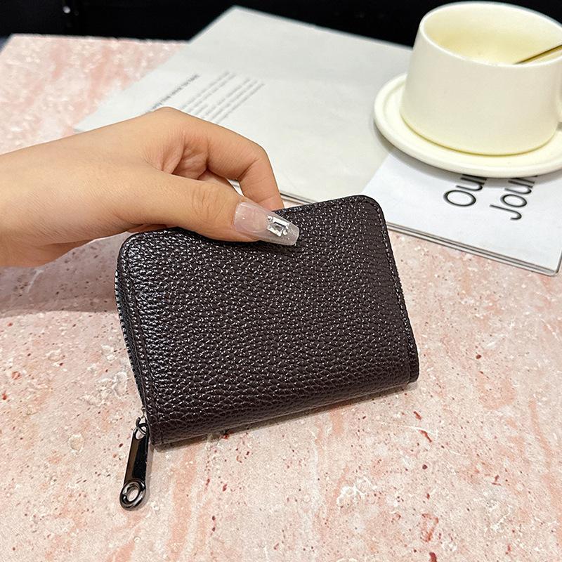 New Card Bag Wallet Integrated Large-capacity Anti-theft Brush Men's Multi-card Women's Card Bag Clutch Bag