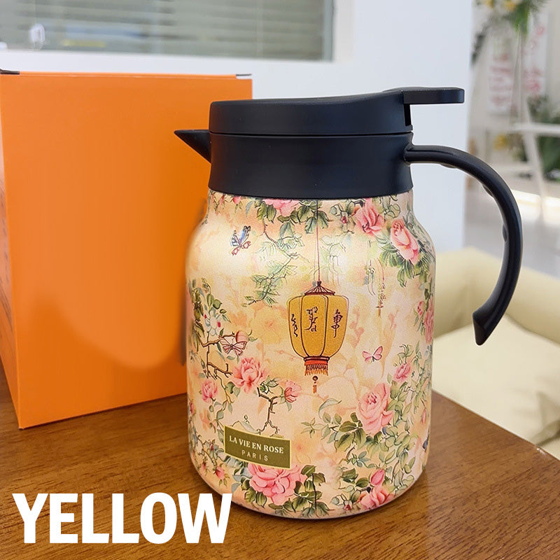 Tea Pot with Infuser 1000ML large-capacity coffee pot Kitchen tea separation thermal insulation pots household Drip-Proof kettle