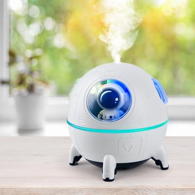 Space Capsule Air Humidifier Usb Ultrasonic Cool Mist Aromatherapy Water Diffuser With Led Light Astronaut Humidificador