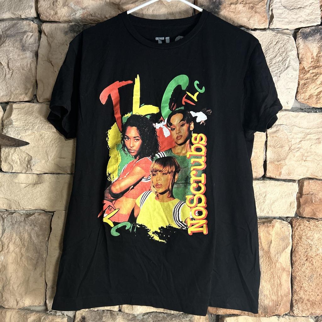M TLC No Scrubs Shirt 90s American Girl Group Pop Music Creep Waterfalls CrazySe