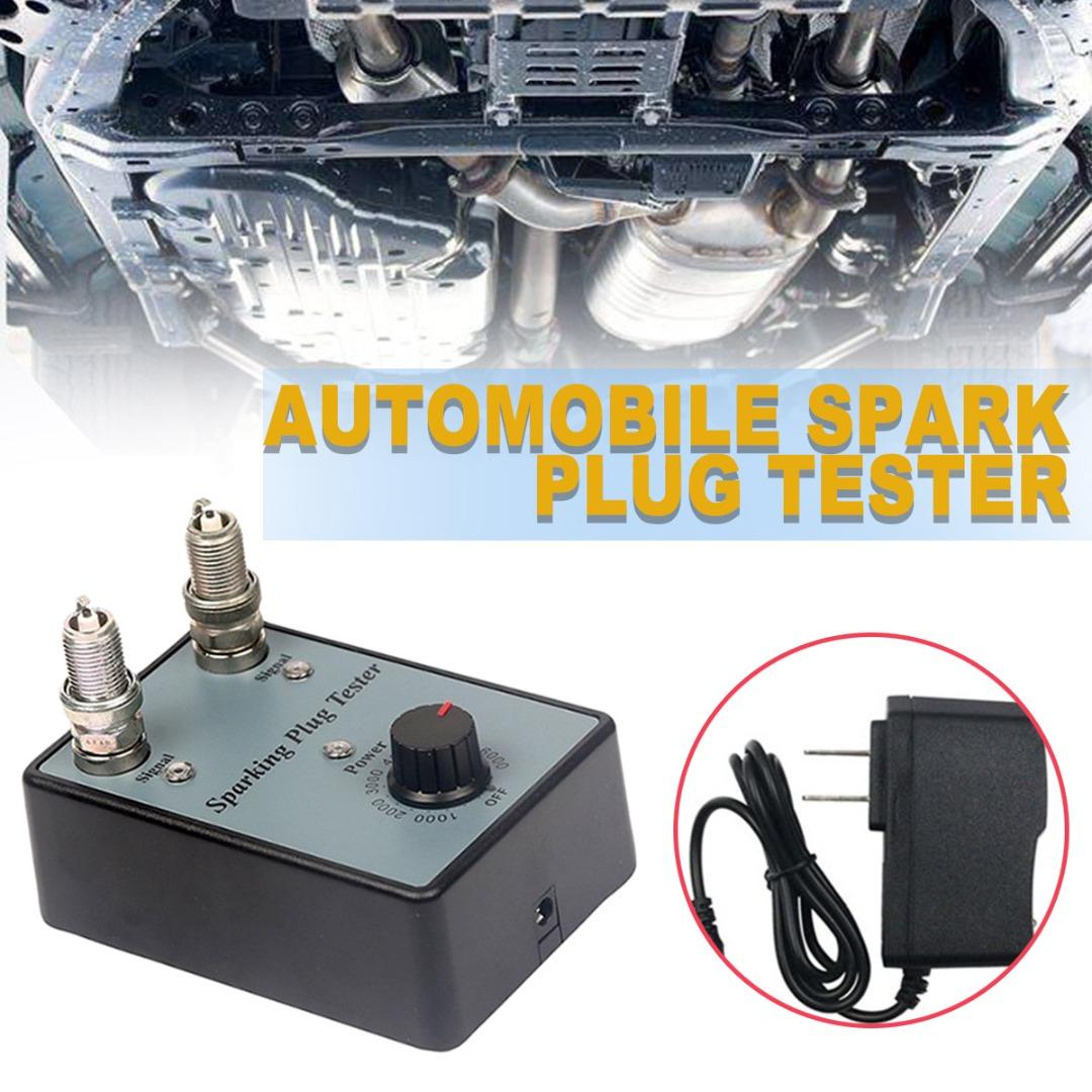 

Pdtoweb двойной отверстие автомобильный тестер свечей зажигания 12 В бензиновый диагностический детектор зажигания