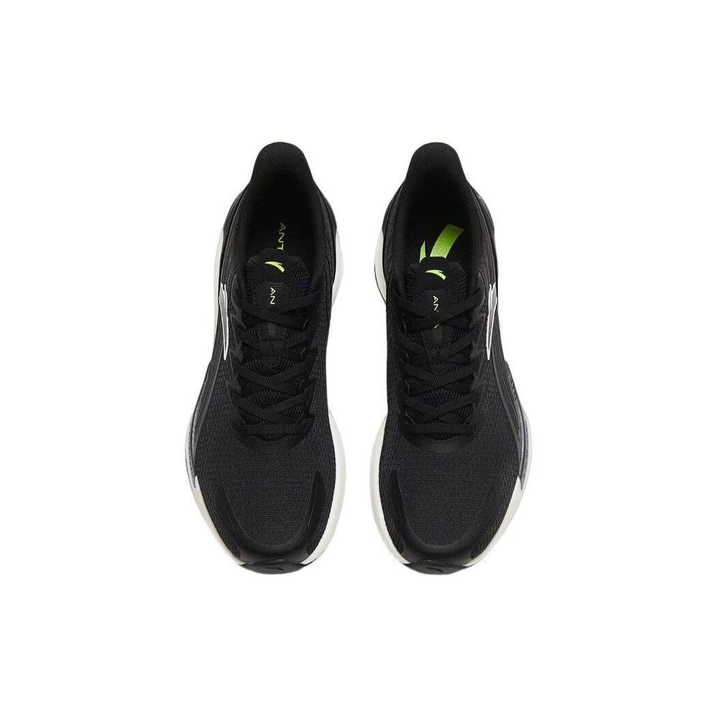 Anta A Grip Pro Comfortable Fabric Cushioning Slip Resistant Abrasion Resistant Low top Running Shoes Men's Black 112325585-2