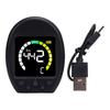 Digital Metronome Tuner Multifunctional Accurate Rotating Clamp Design High Sensitivity Guitar Tuner and Metronome Black