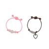 nff gem string ring set-pink brown