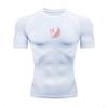 Moisture-Wicking Short-Sleeved Tight-Fitting Sports Top Casual Versatile Breathable Quick-Drying Lightweight for Running and Cycling Fashion