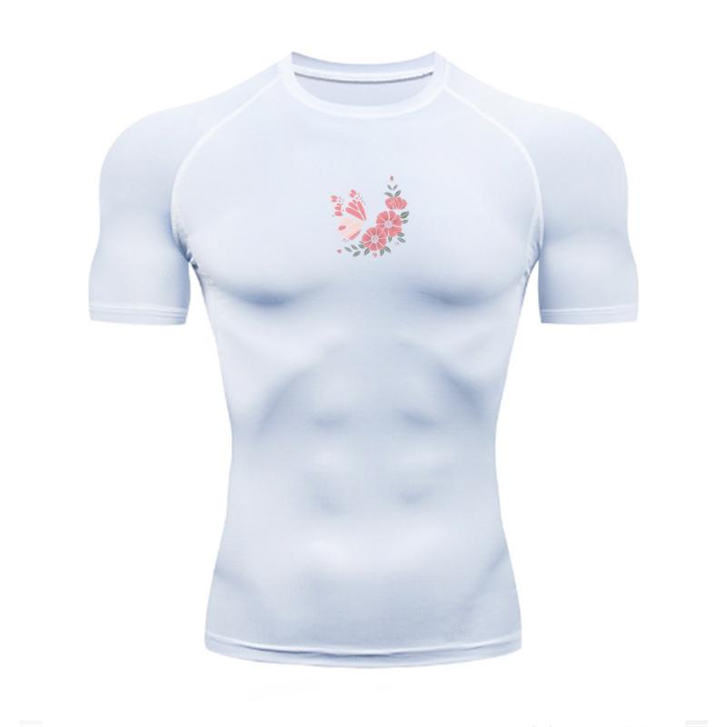 Moisture-Wicking Short-Sleeved Tight-Fitting Sports Top Casual Versatile Breathable Quick-Drying Lightweight for Running and Cycling Fashion